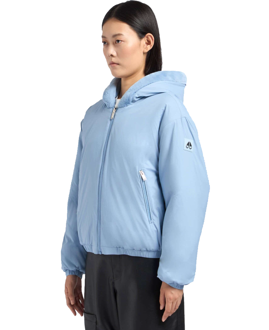 Moose knuckles Woman Light Blue Jackets