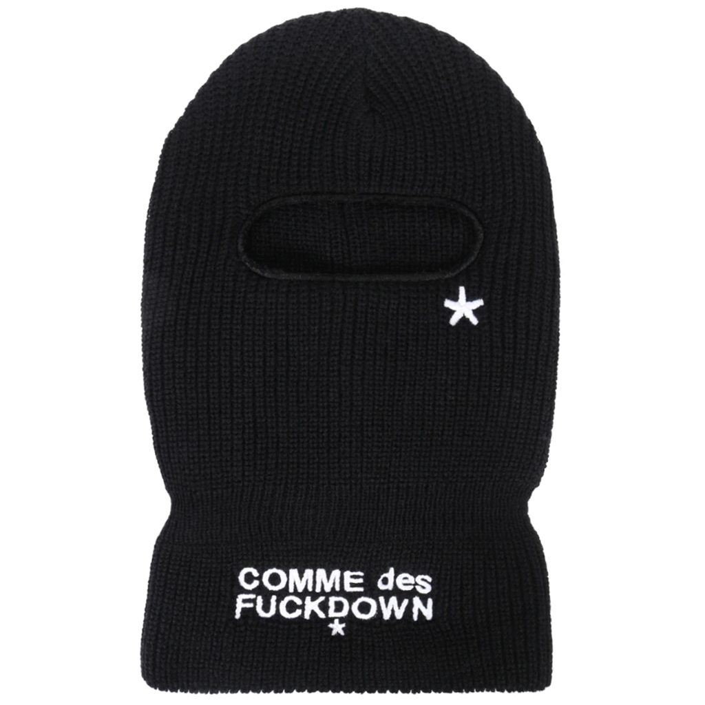 Comme Des Fuckdown Man Black Balaclava