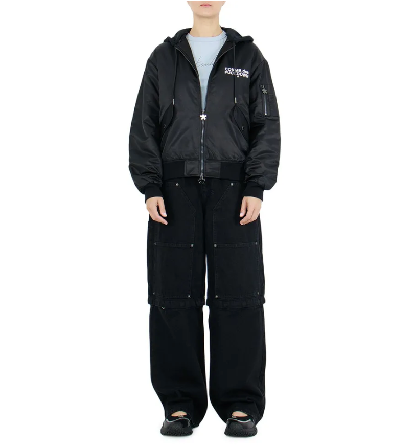giacca bomber nera