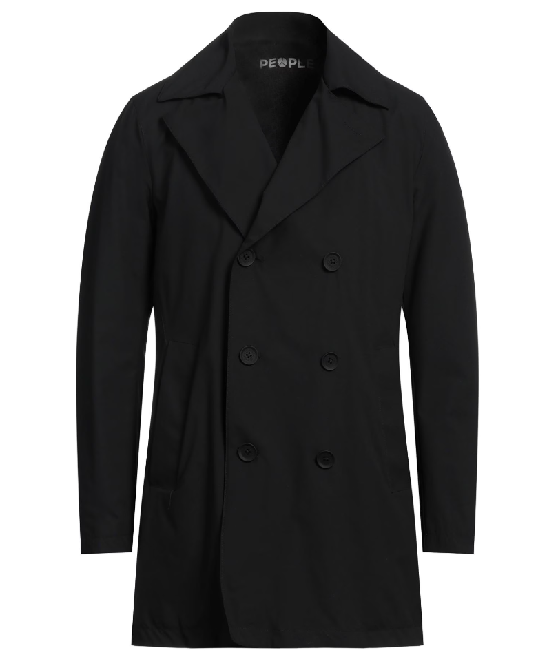 People of Shibuya Man Black Trench