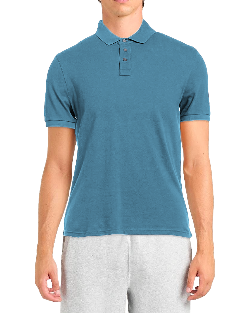 Alpha Studio Man Light Blue Polo