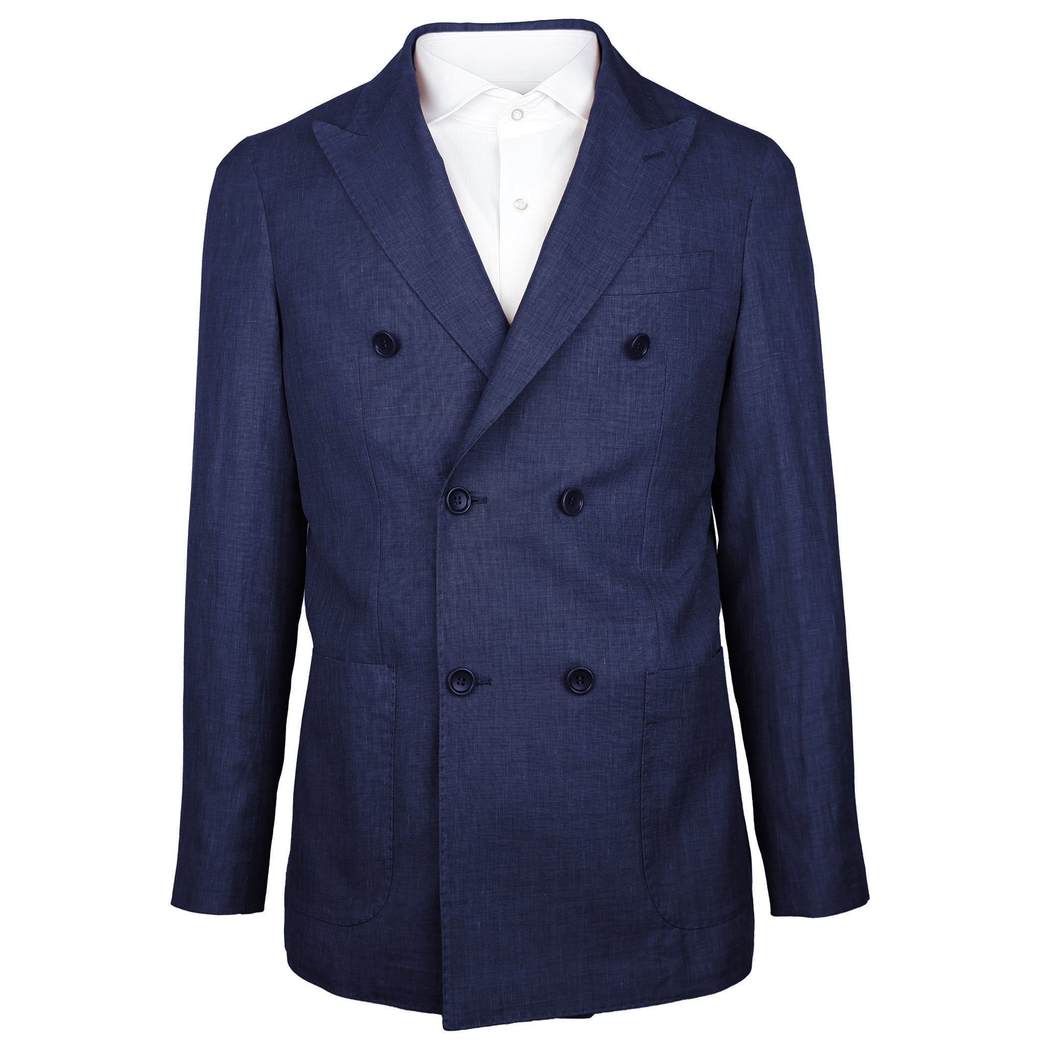 Loro Piana Jacket Summertime Linen Navy