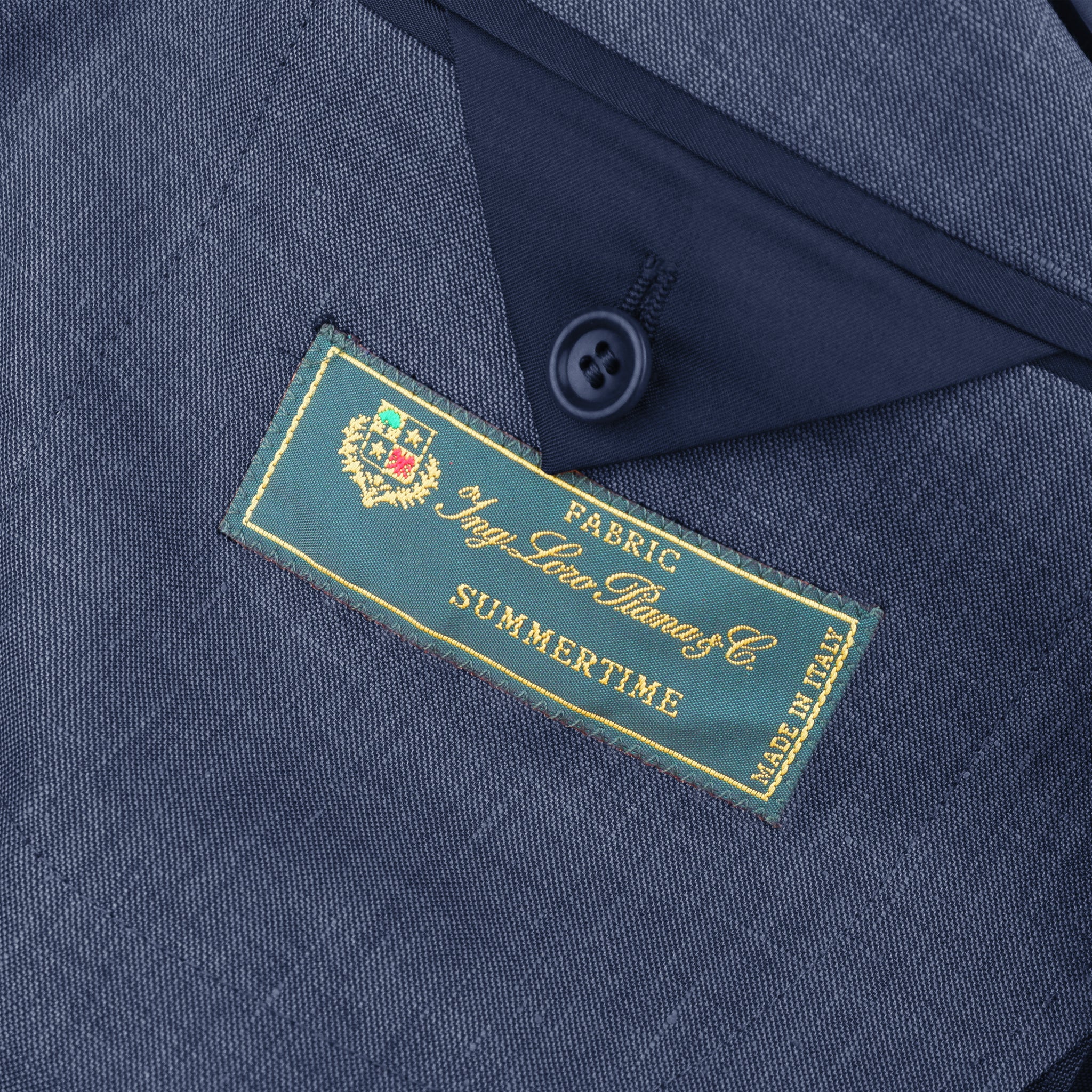 Loro Piana Jacket Summertime Linen Navy — view 4