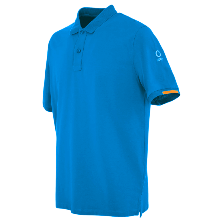 Suns Man Light Blue Polo