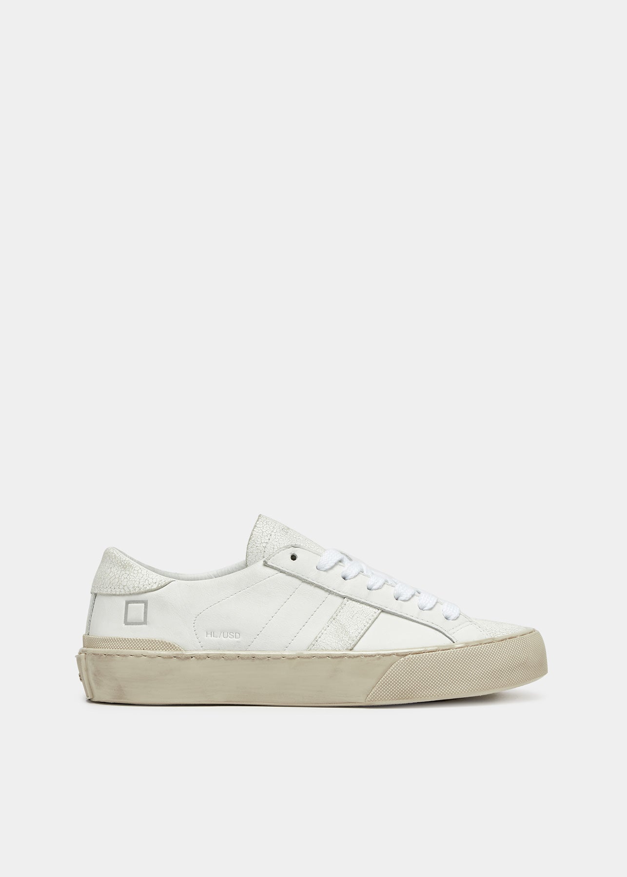 D.A.T.E. Man White Sneakers