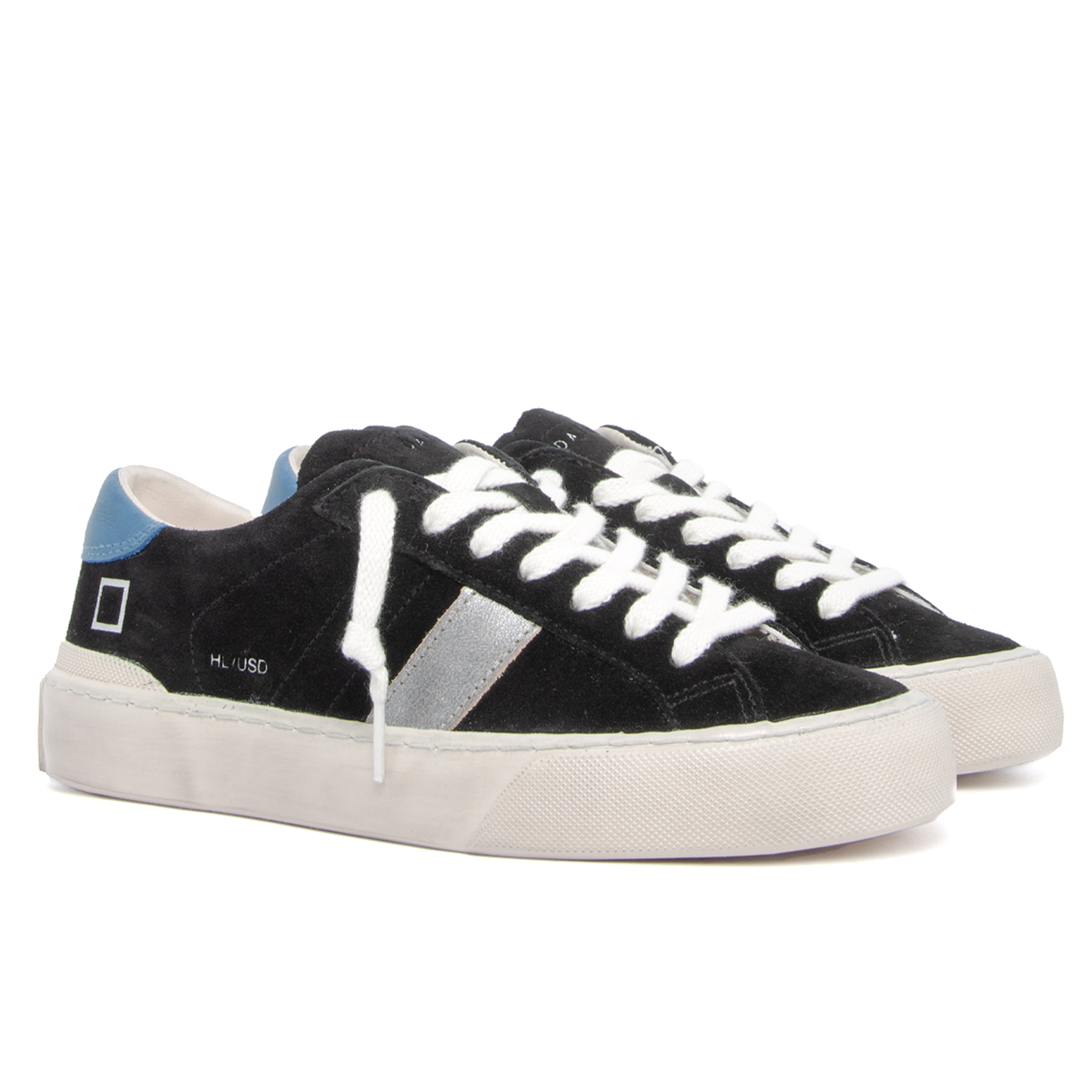 D.A.T.E. Woman Black Sneakers