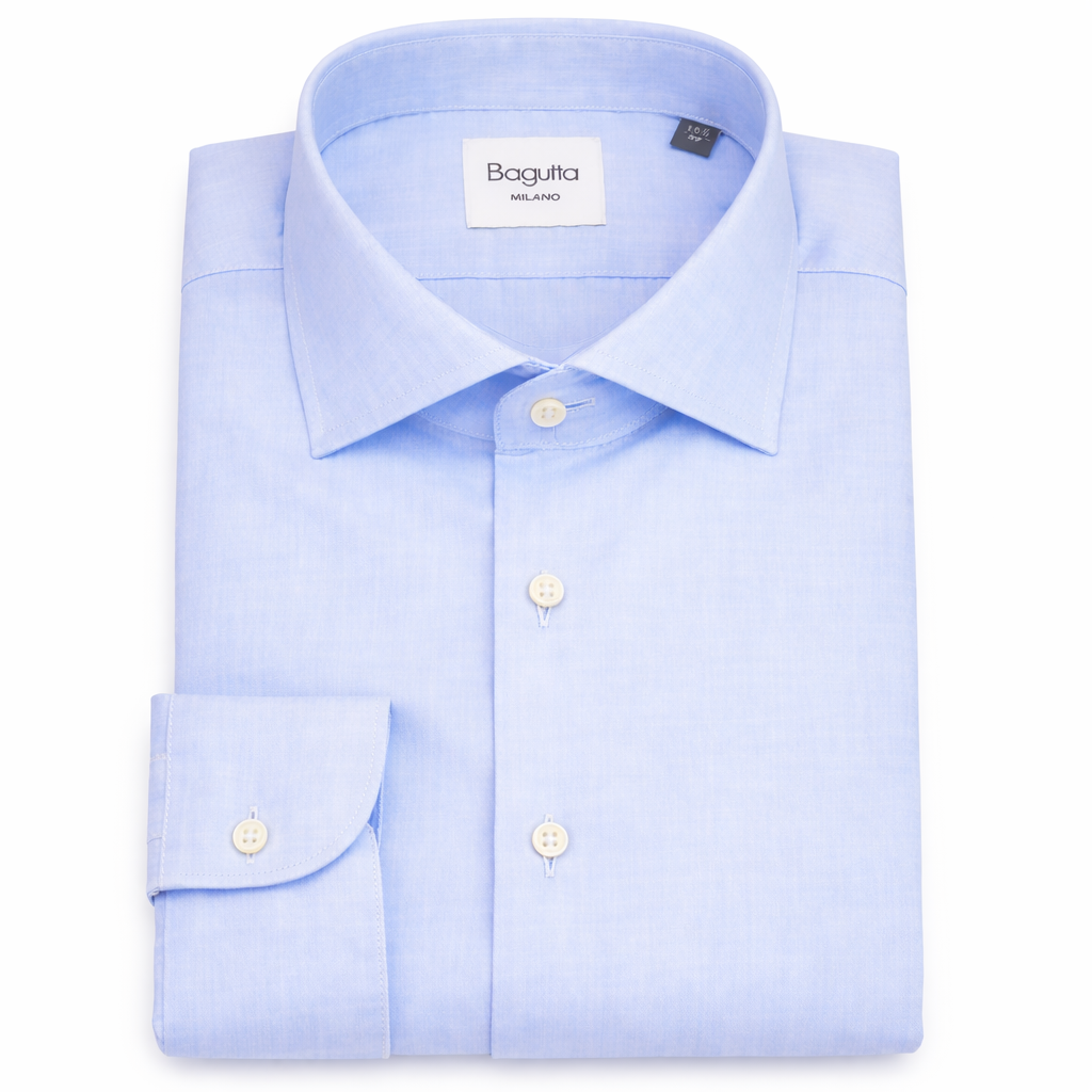 Bagutta Man Light Blue Shirts