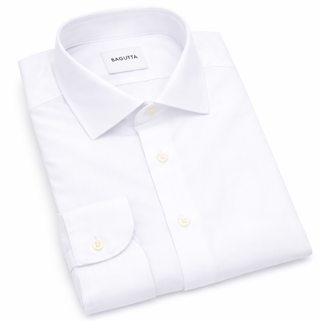 Bagutta Man White Shirts