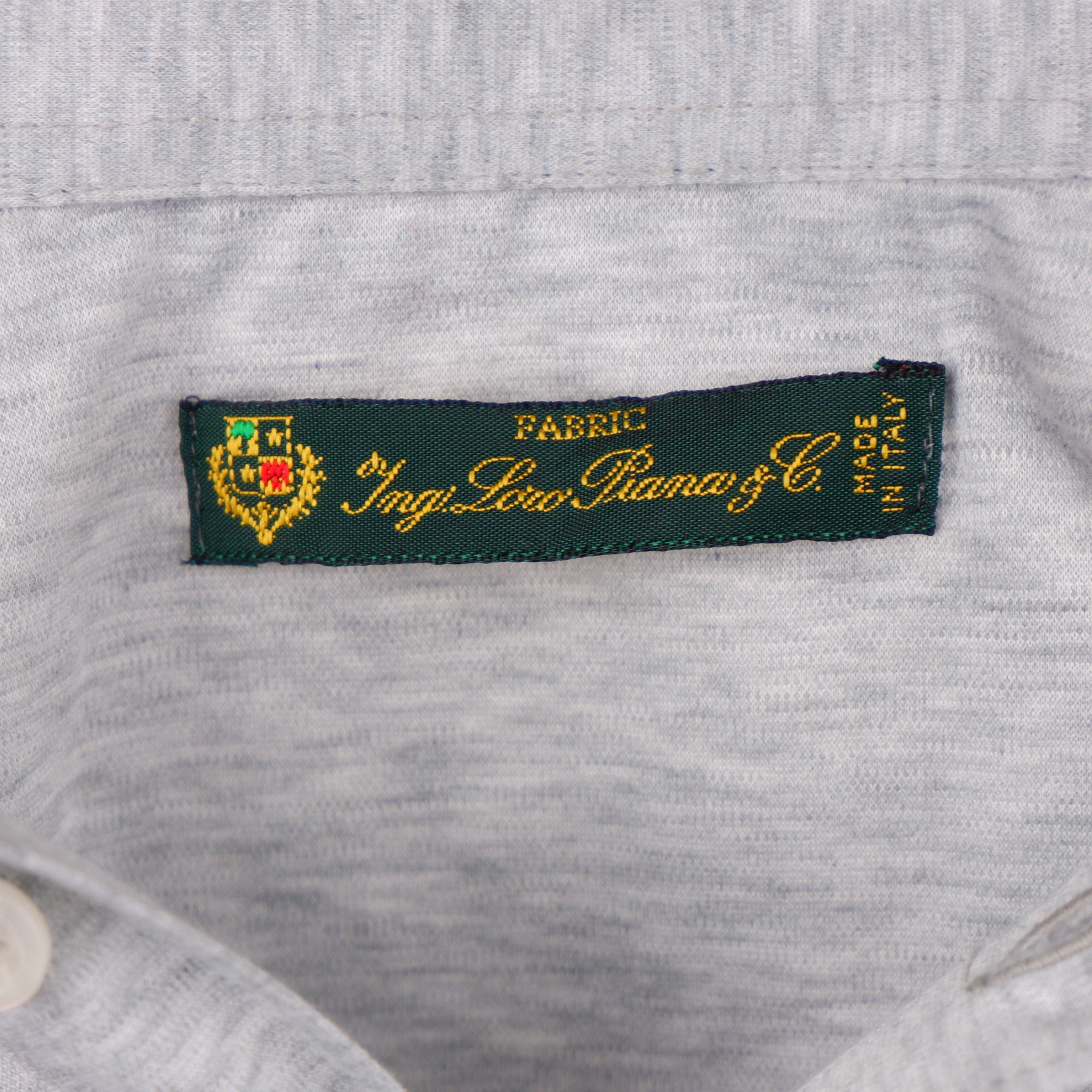 Loro Piana Fabric Man Grey Polo