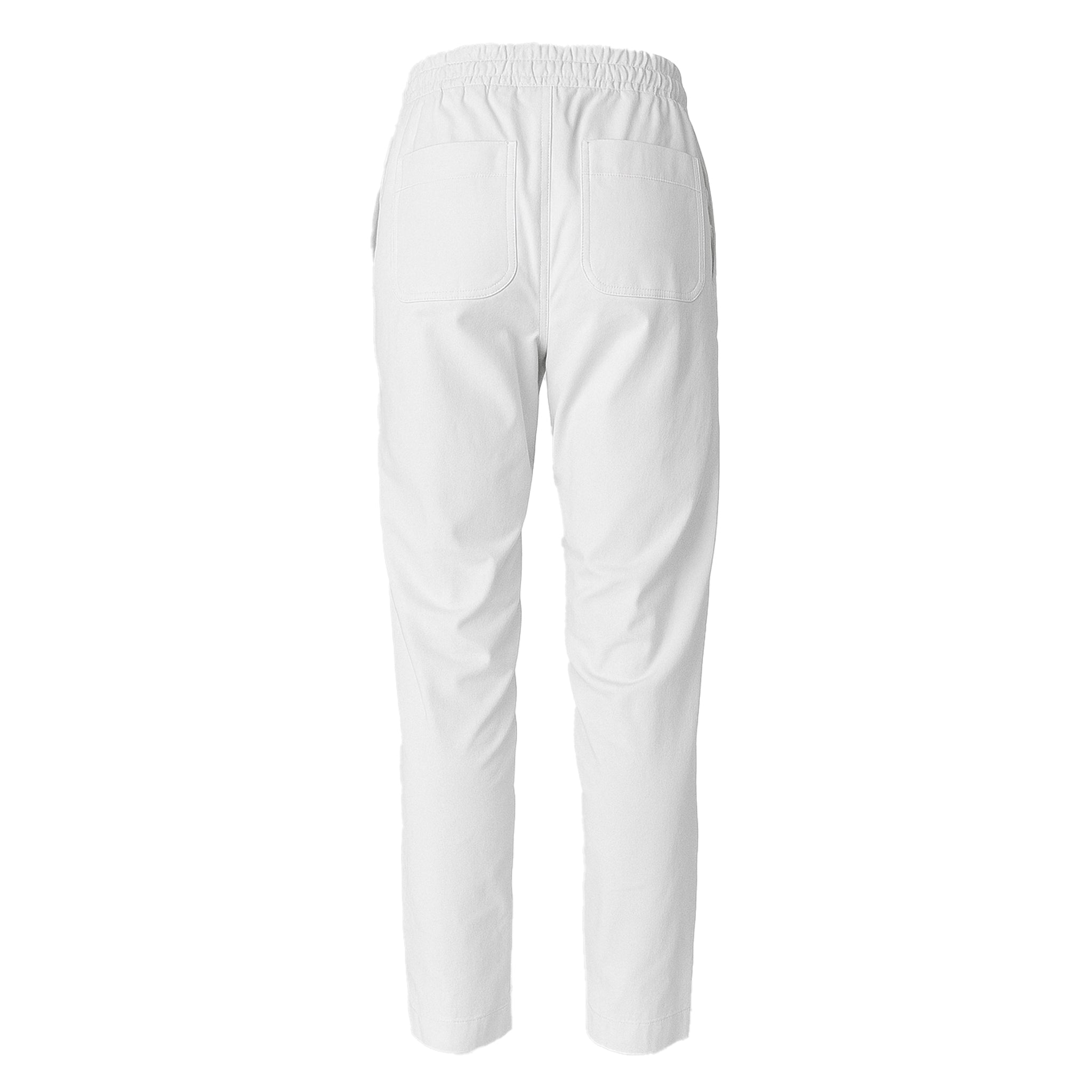 Alpha Studio Man White Trousers