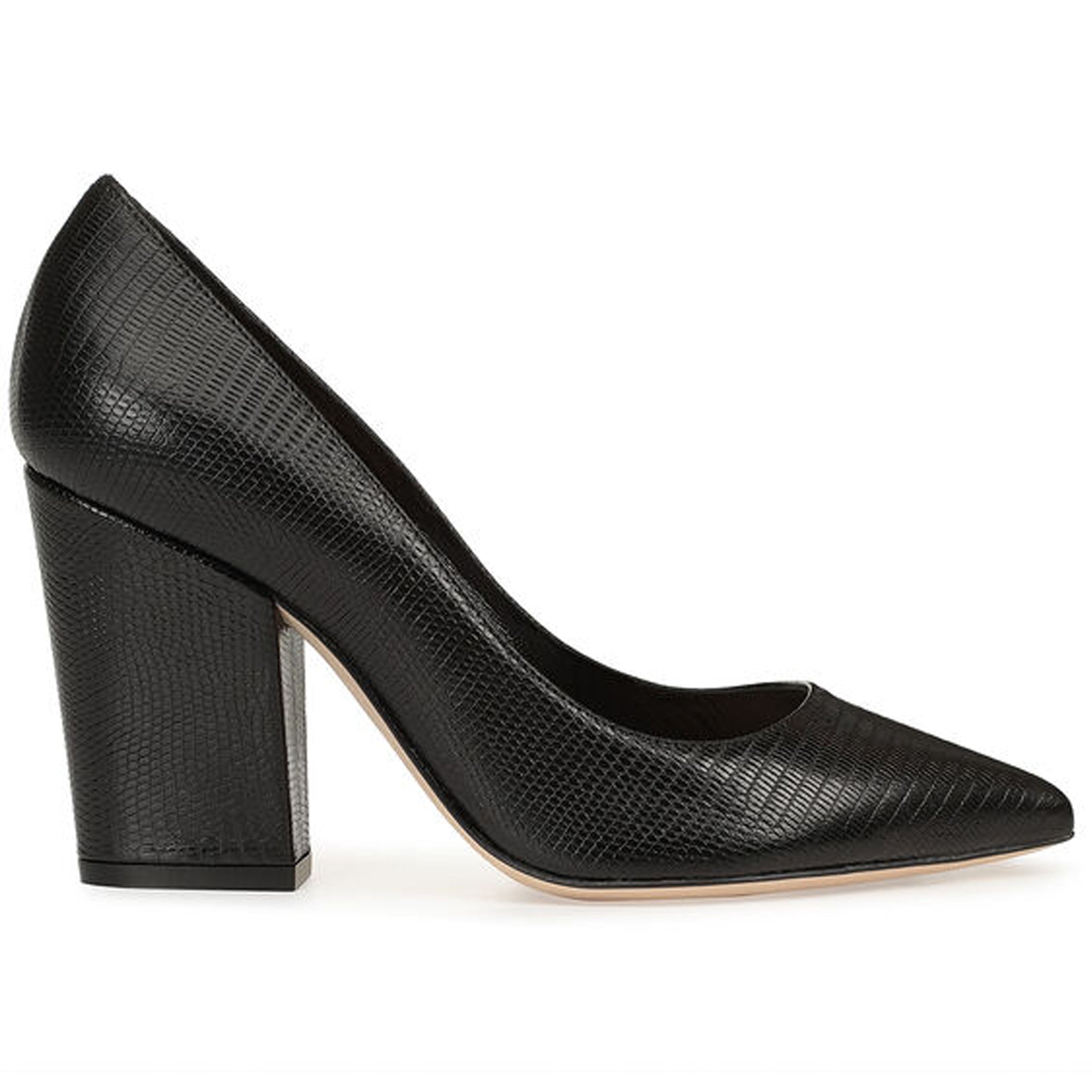 Sergio Rossi Calfskin Pumps Print Reptile