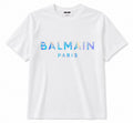 Balmain Man T-Shirt Balmain Paris Fluo White