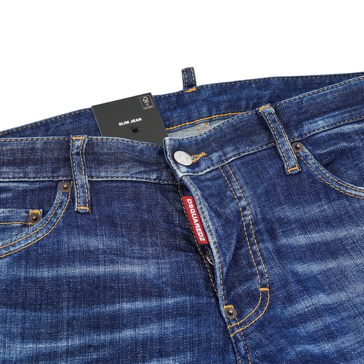 Dsquared2 Man Jeans Slim Jean Blue