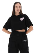 Comme Des Fuckdown Woman Black T-shirt & Top