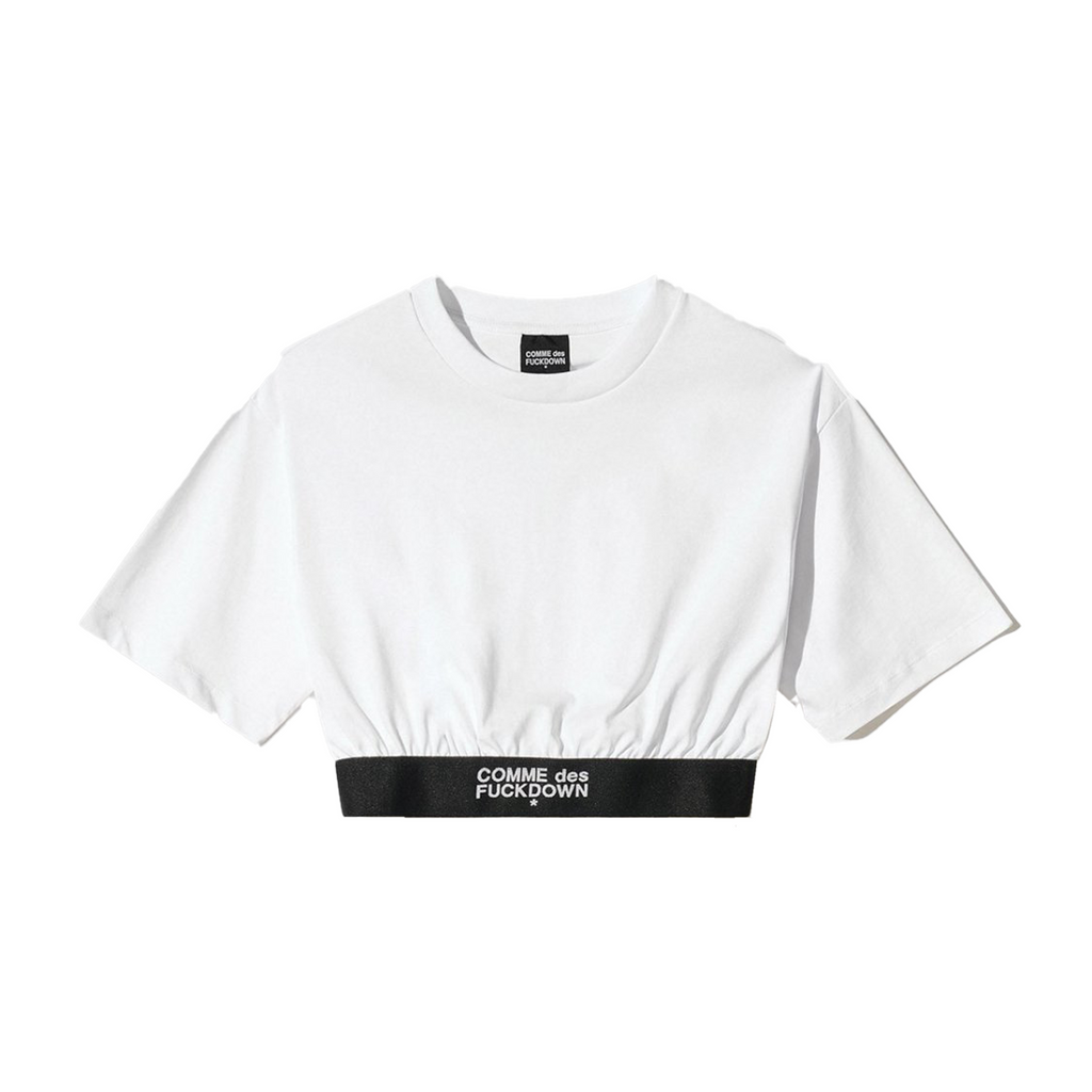 t-shirt elastico logato