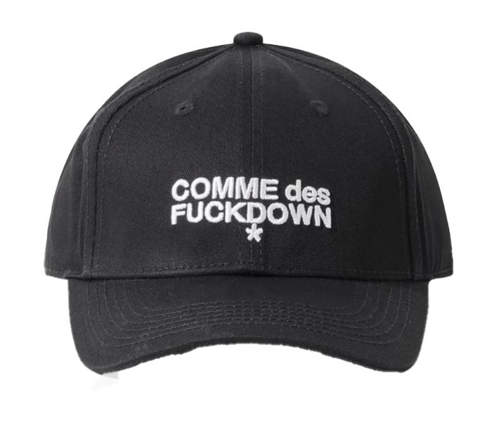 Comme Des Fuckdown Woman Black Caps