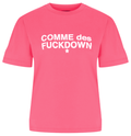 Comme Des Fuckdown Woman T-Shirt Print Pink