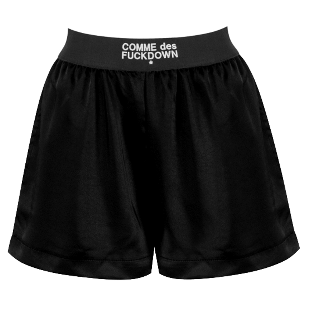 Comme Des Fuckdown Woman Black shorts