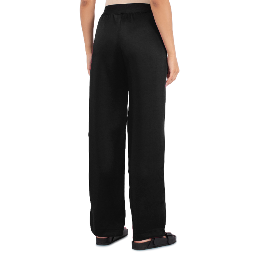 pantaloni in raso neri