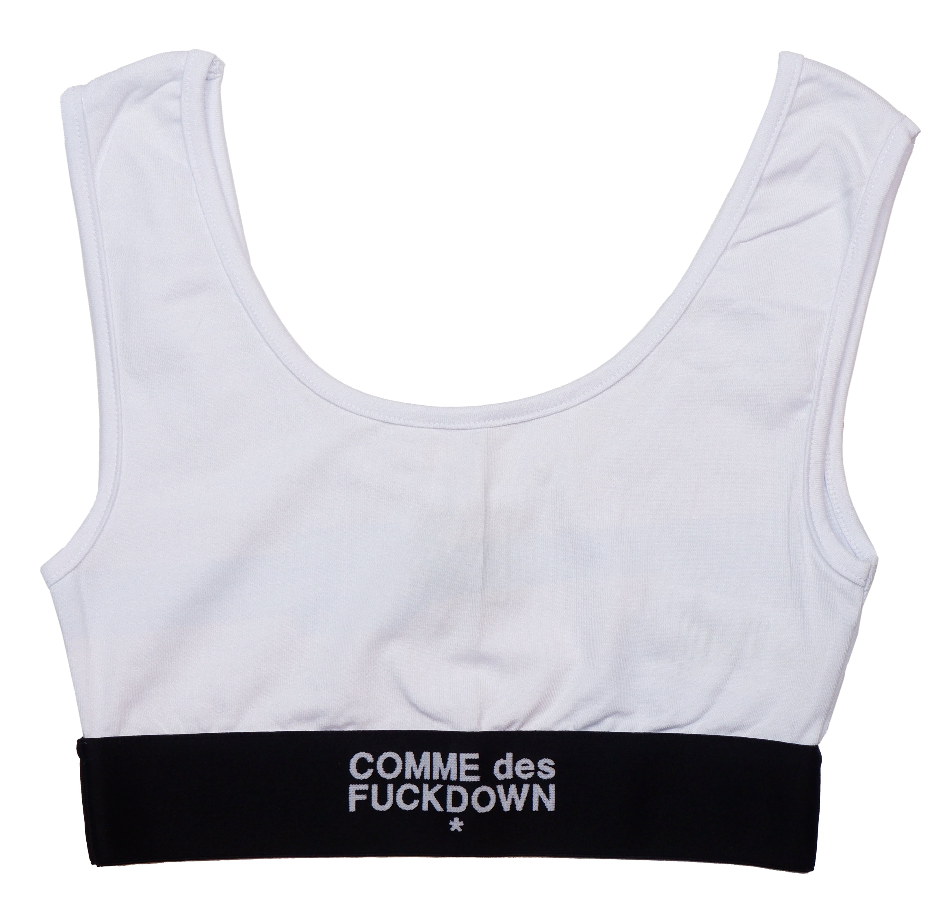 Comme Des Fuckdown Woman White T-shirt & Top