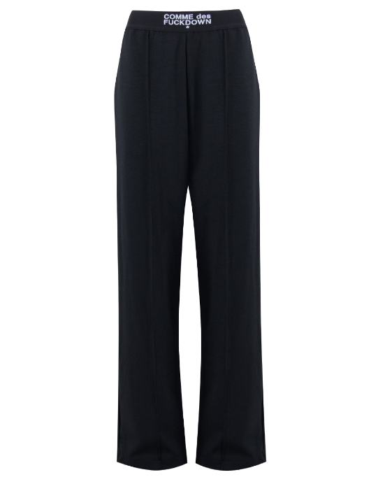 Comme Des Fuckdown Woman Black Trousers