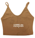 Comme Des Fuckdown Woman Brown T-shirt & Top