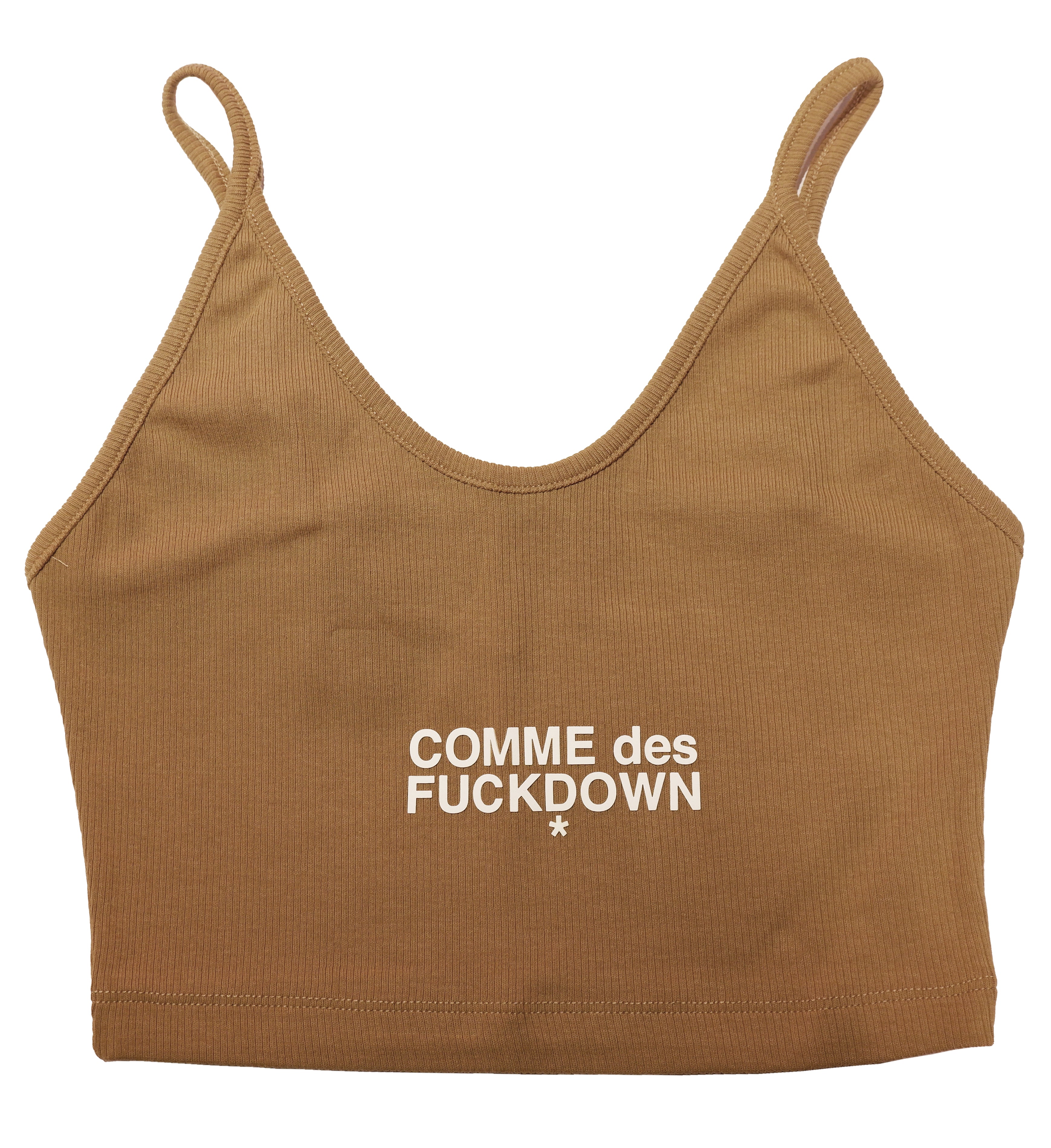 Comme Des Fuckdown Woman Brown T-shirt & Top