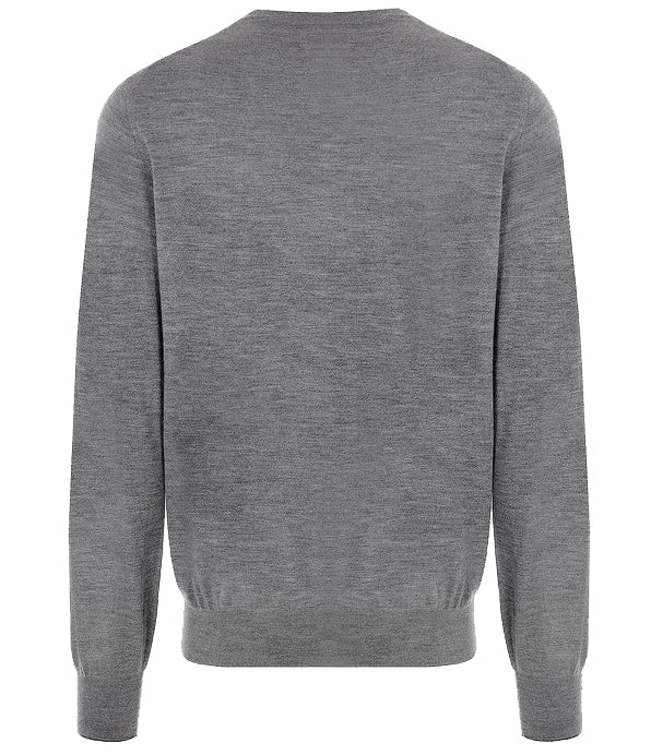 maglia cashmere grigio