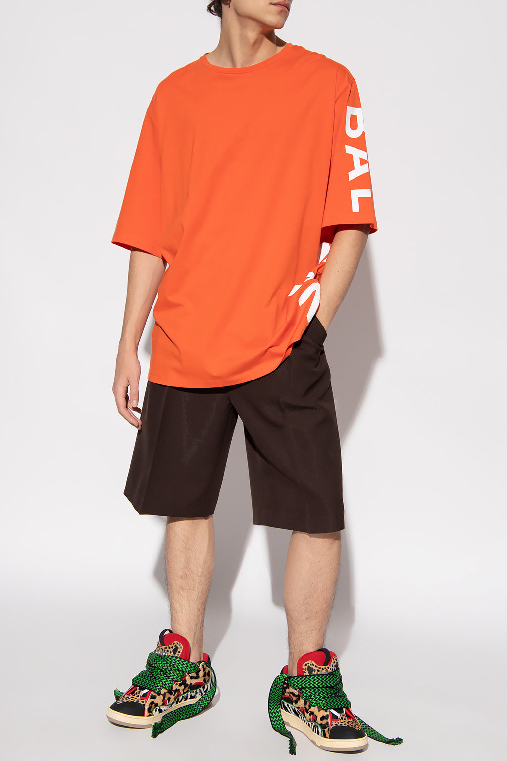 Balmain Man Orange T-shirt & Top