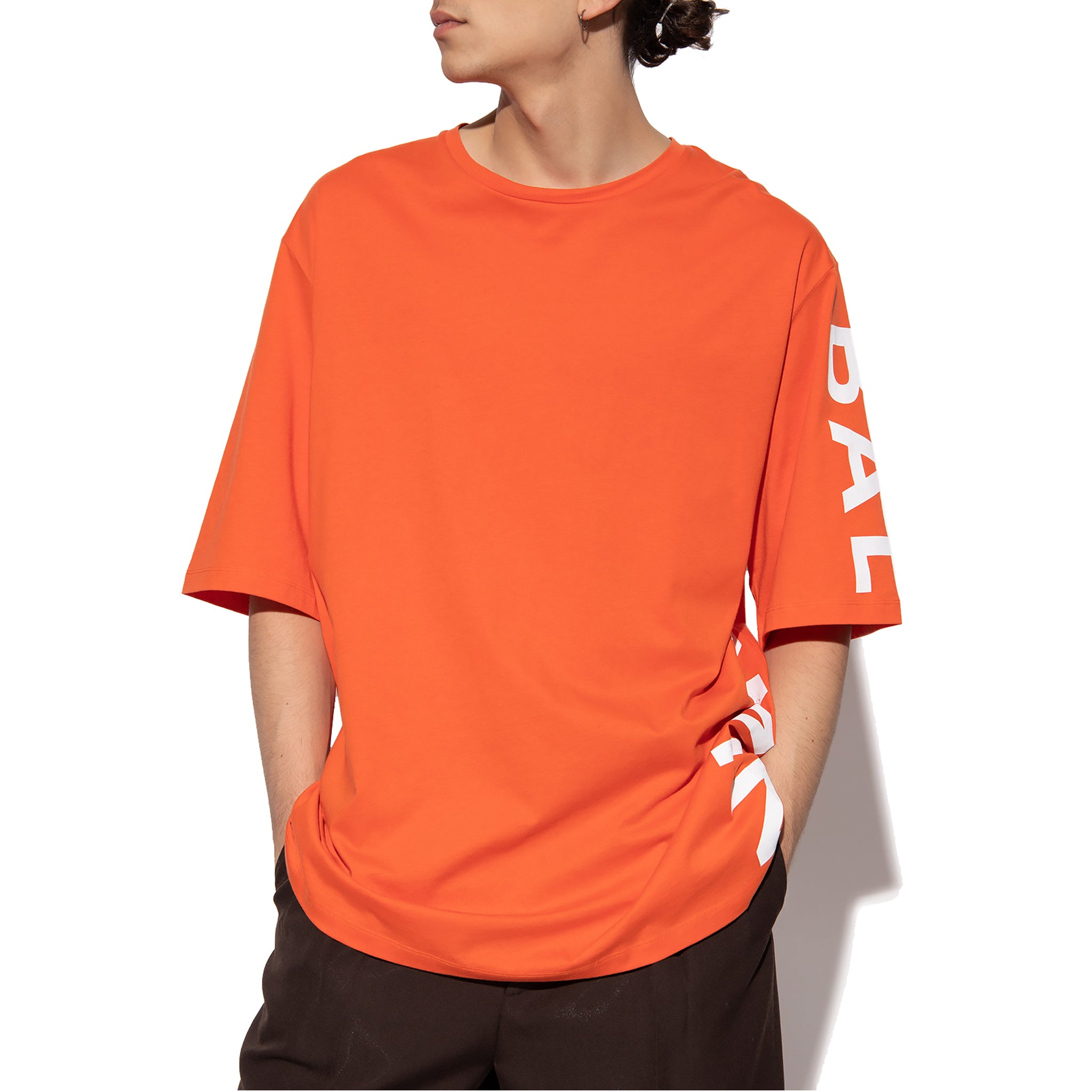 Balmain Man Orange T-shirt & Top