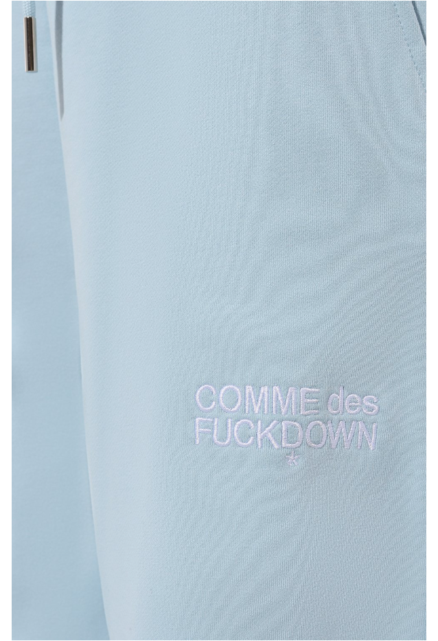 Comme Des Fuckdown Woman Light Blue Trousers