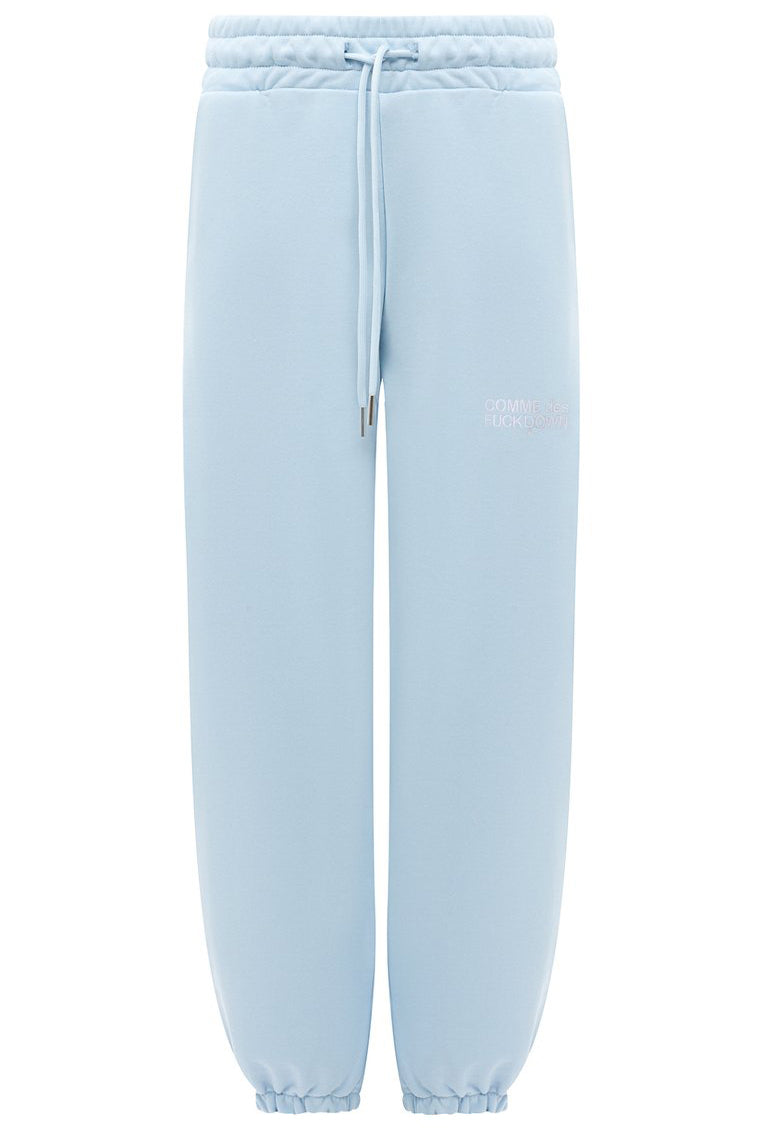 Comme Des Fuckdown Woman Light Blue Trousers