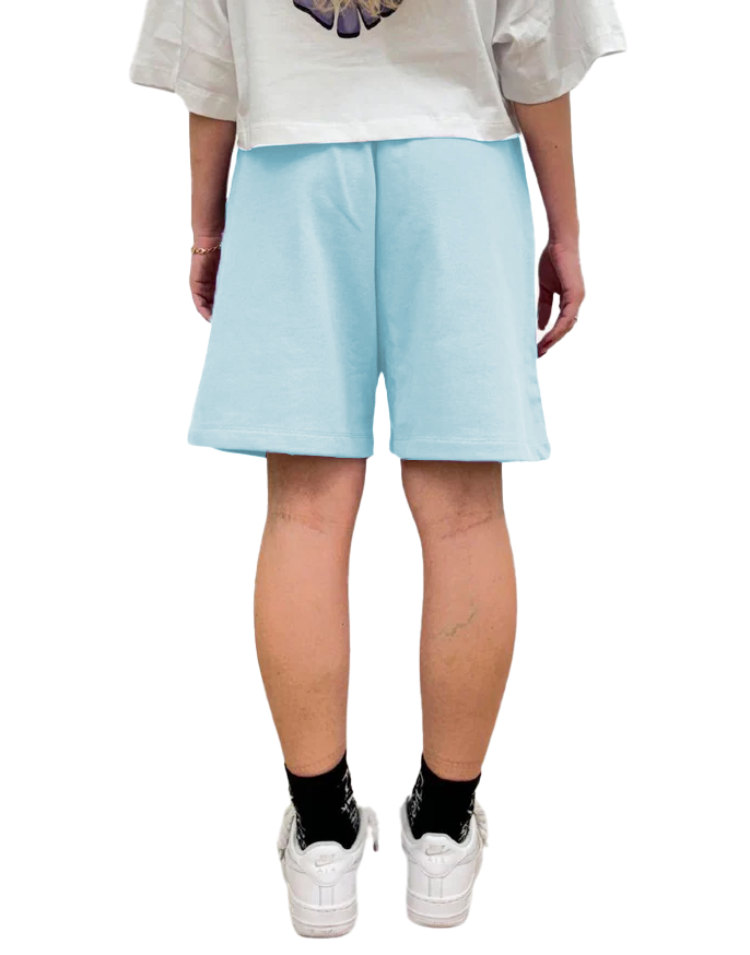 Comme Des Fuckdown Woman Light Blue shorts