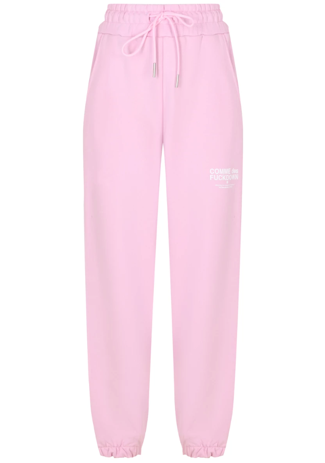 Comme Des Fuckdown Woman Pink Trousers