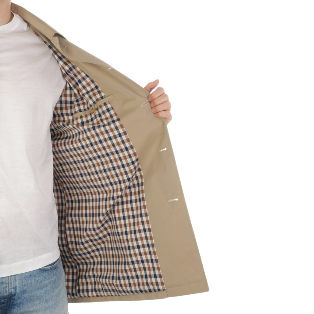 Aquascutum Man Beige Trench