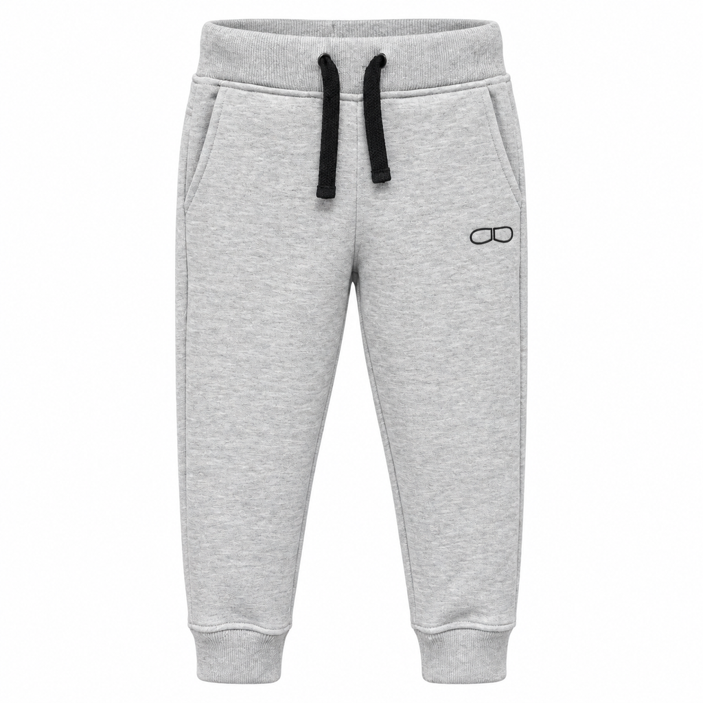 AI-Riders Junior Cotton Fleece Brushed Trousers Grey