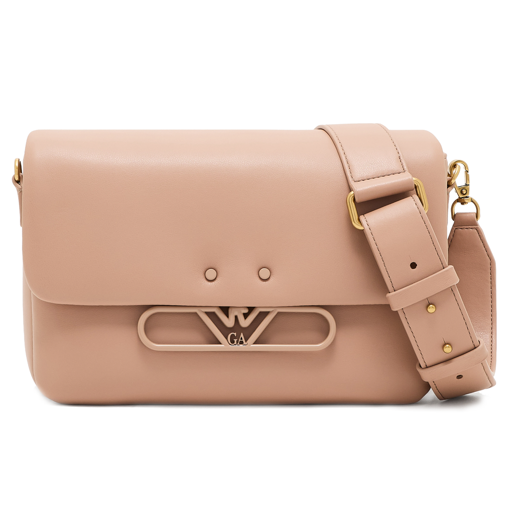 Emporio Armani Woman Beige Crossbody Bags