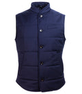 Loro Piana Fabric Man Vest Wool Blue