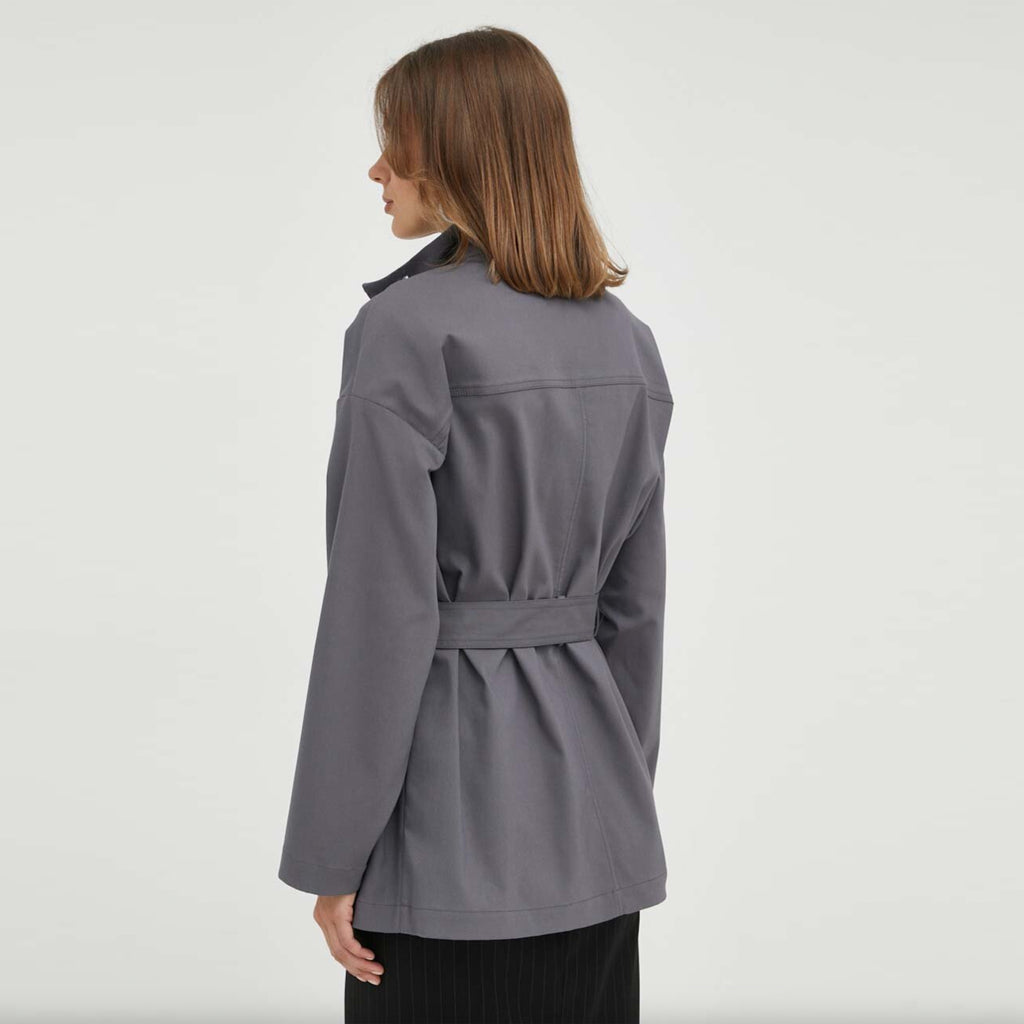 Patrizia Pepe Woman Grey Jackets