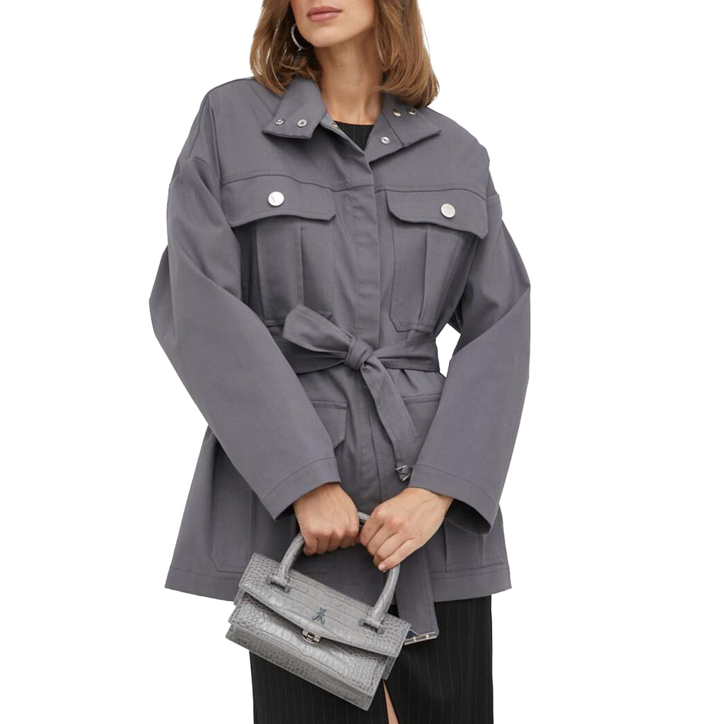 Patrizia Pepe Woman Grey Jackets