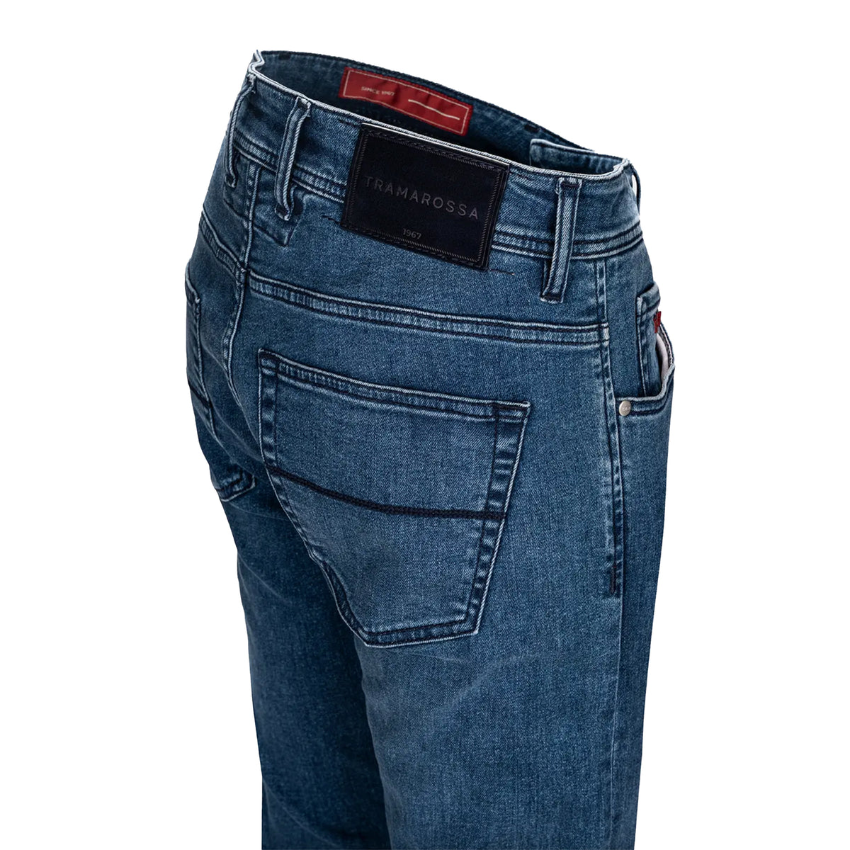 Tramarossa Man Dbcs Indigo Trousers Blue