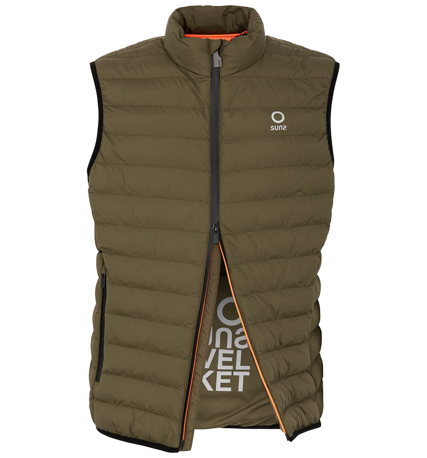 Suns Man Oty Travel Army Vest Green