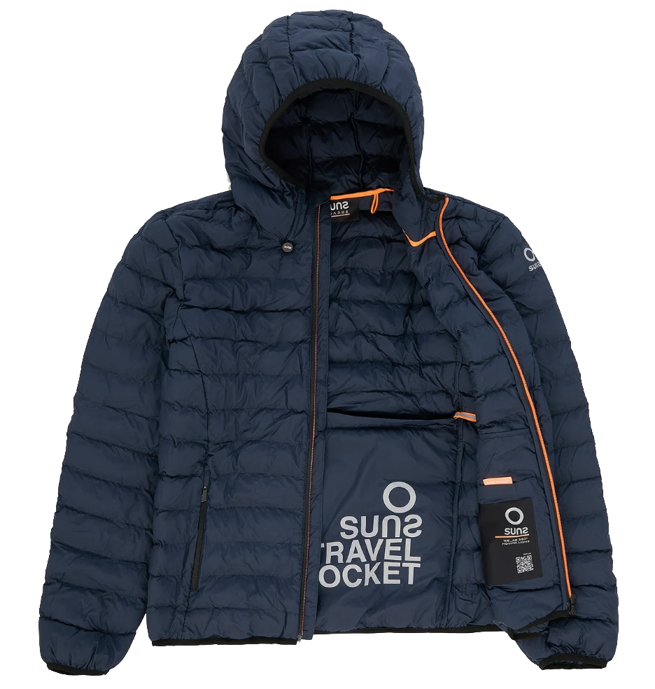 Suns Man Bape Travel Jackets Blue