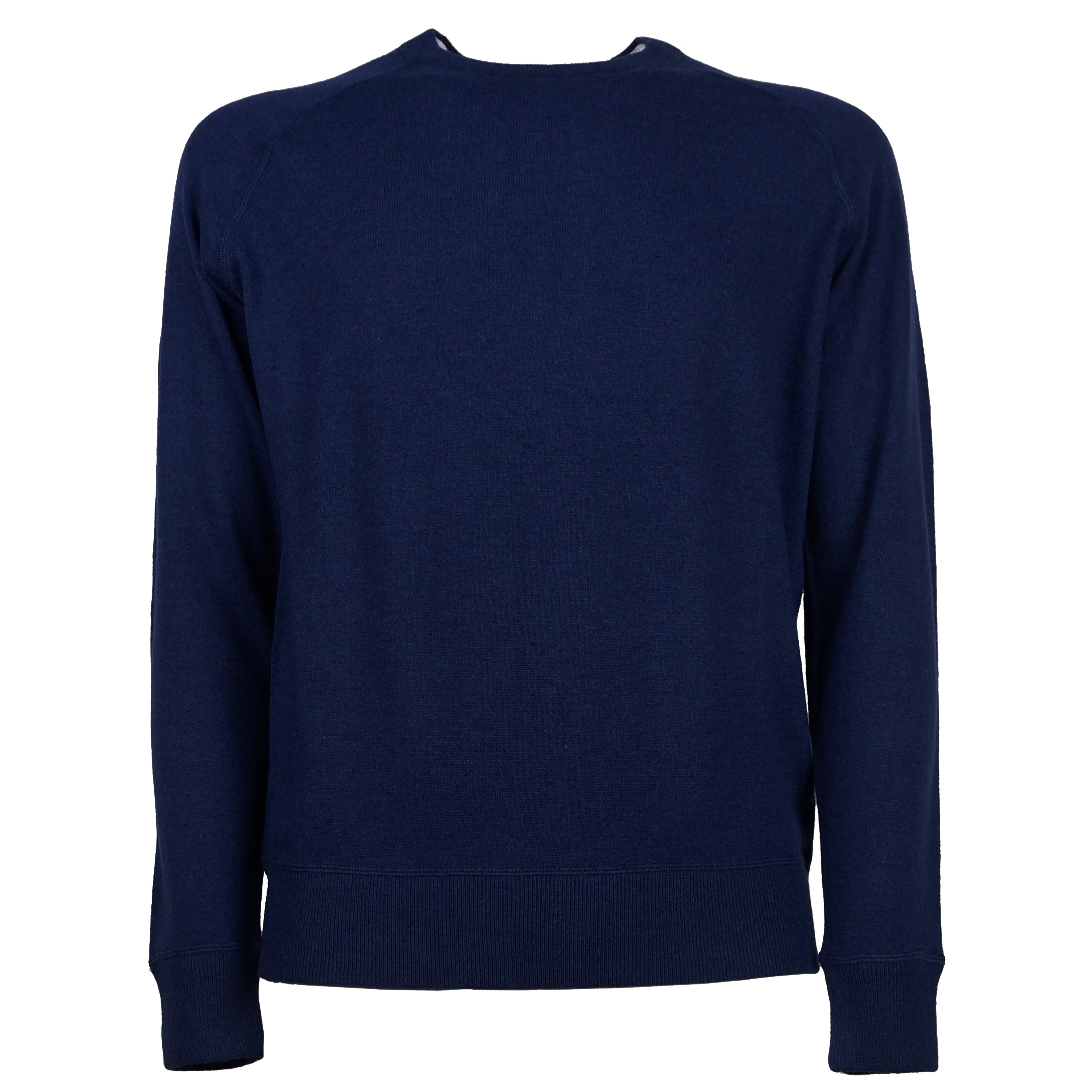 Emilio Romanelli Man Crew Neck Inchiostro Sweaters Blue