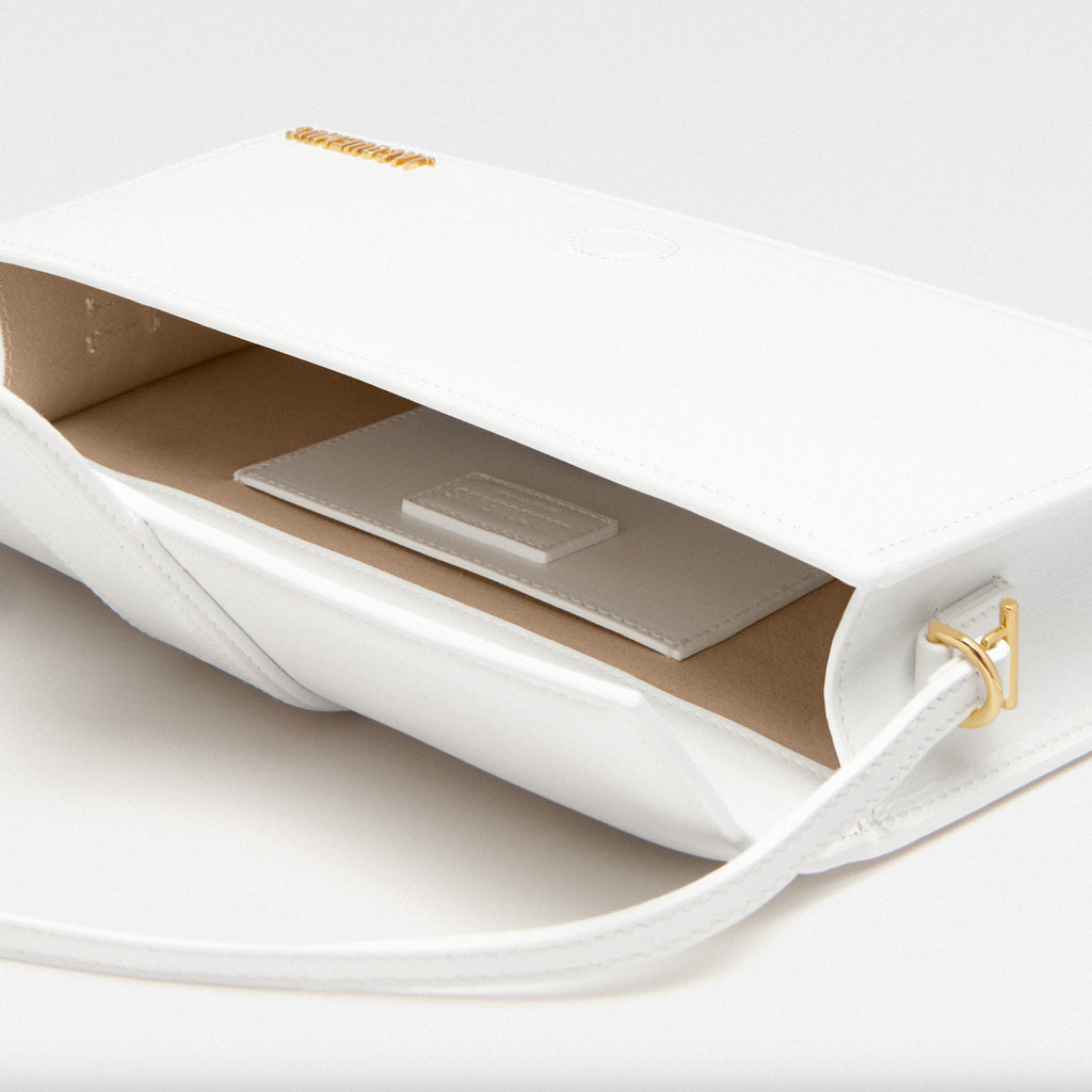 Jacquemus Woman Bambino Long Crossbody Bags White