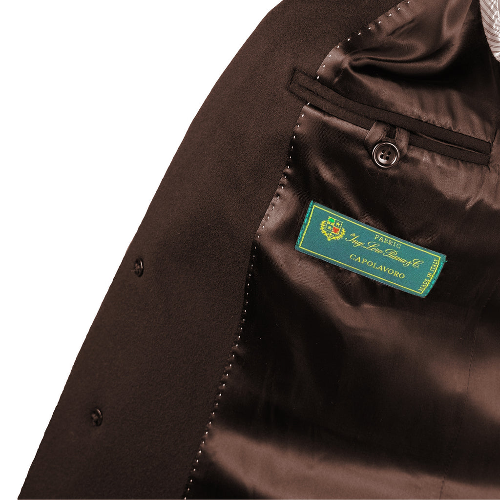 Loro Piana Fabric Man Brown Coats