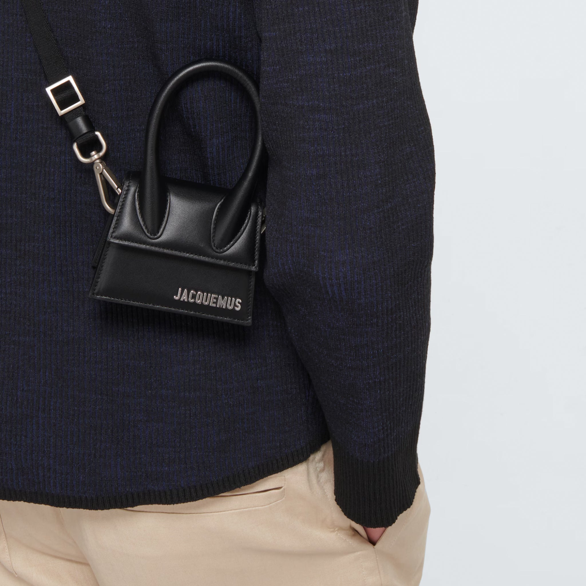 Jacquemus Man Chiquito Crossbody Bags Black