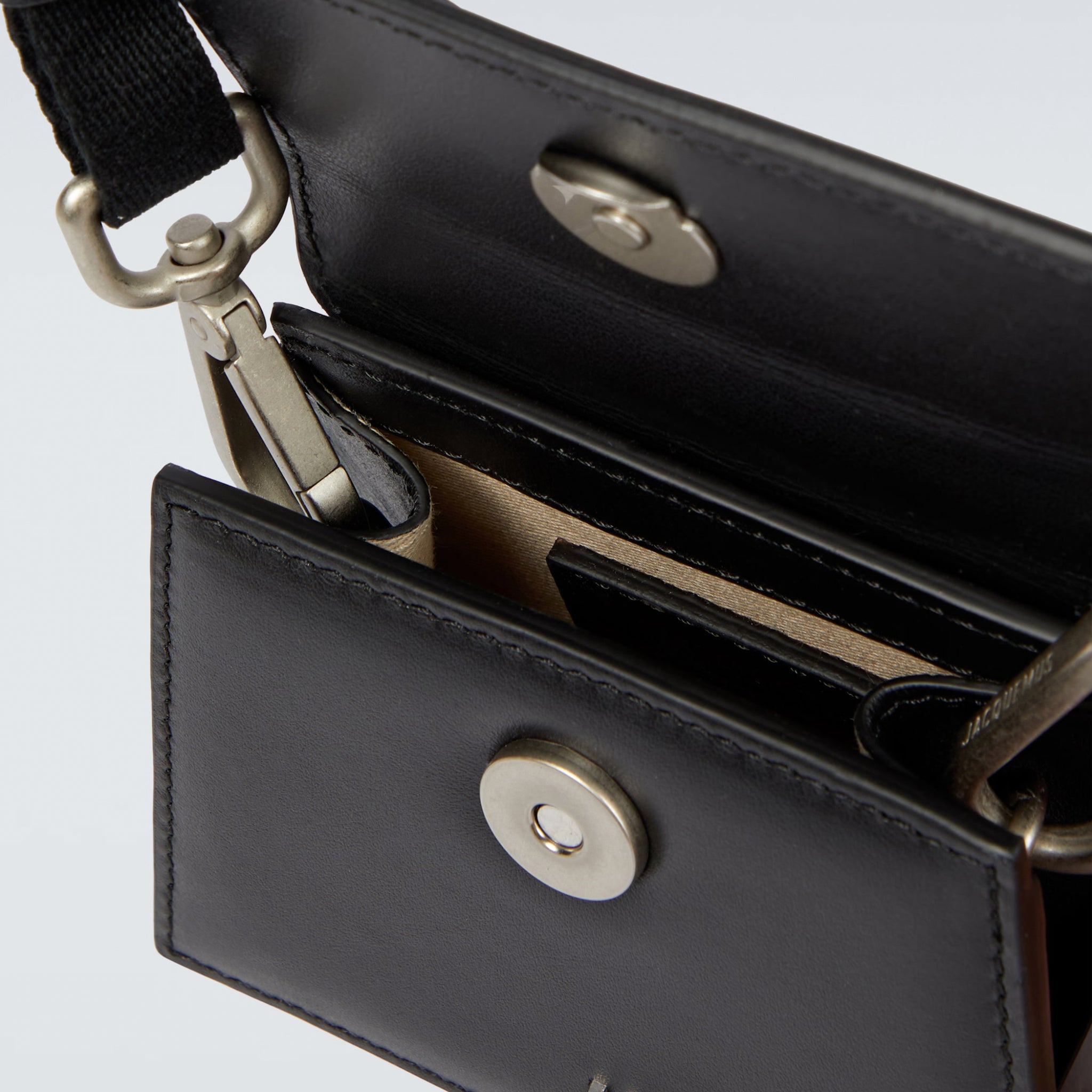 Jacquemus Man Chiquito Crossbody Bags Black