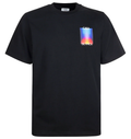 t-shirt gradient stacked logo