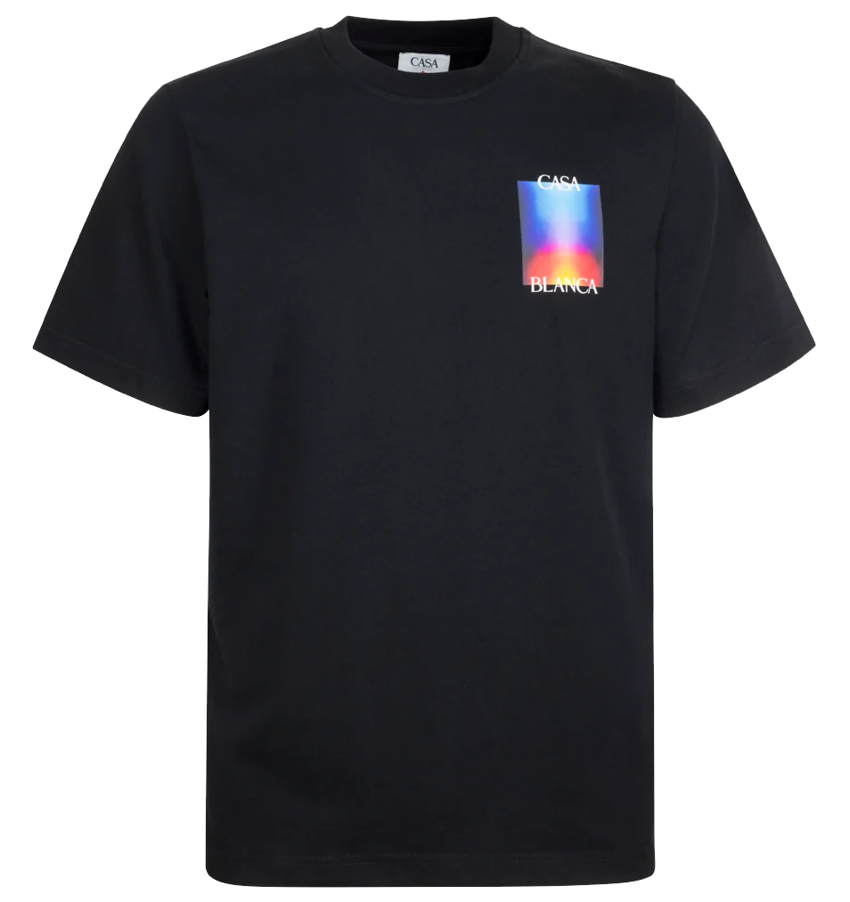 t-shirt gradient stacked logo